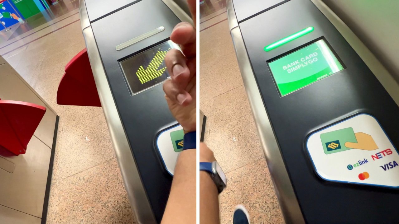 Использование Apple Pay для MRT Сингапура