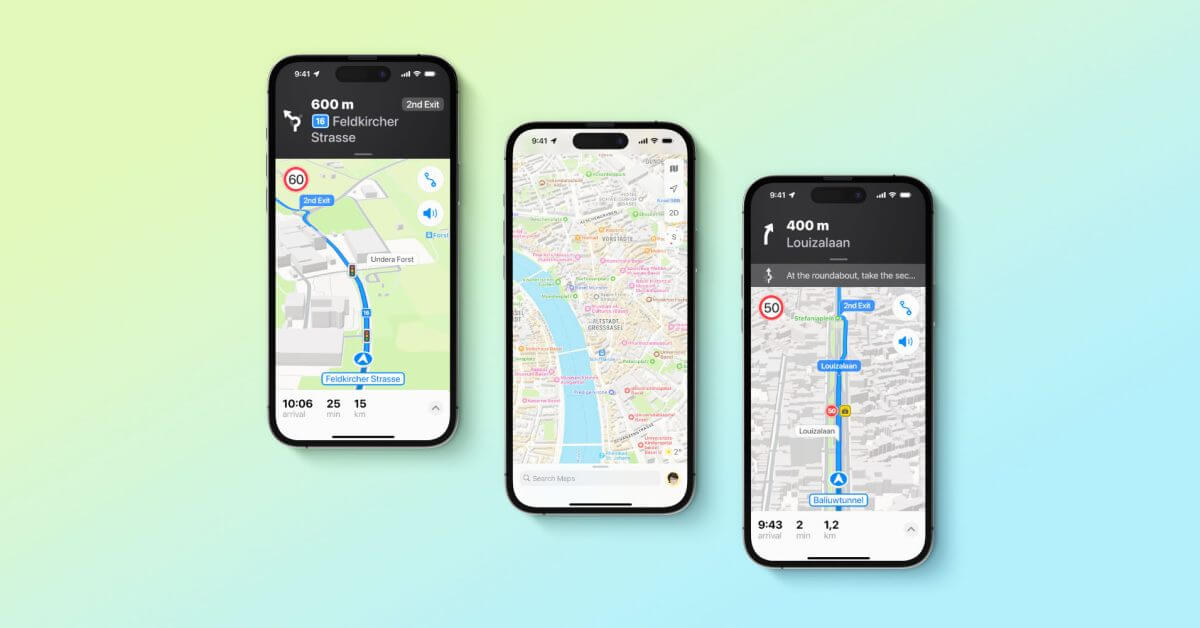 Обновленные карты Apple Maps теперь доступны в новых странах