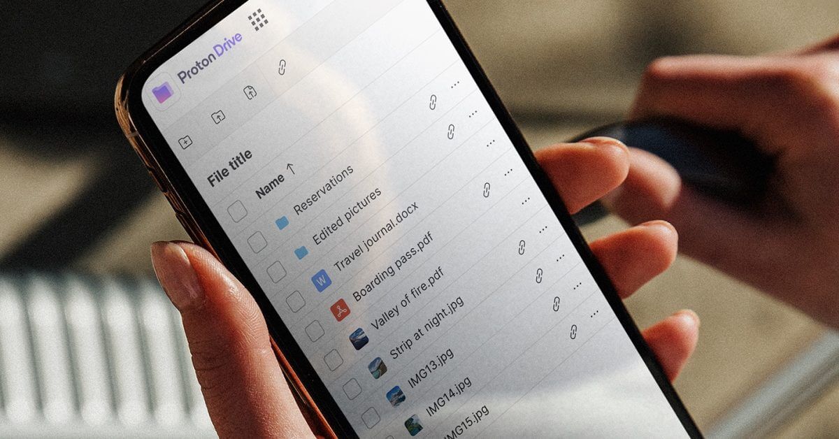 Proton Drive, конкурент iCloud, получает приложение для iOS;  использует сквозное шифрование