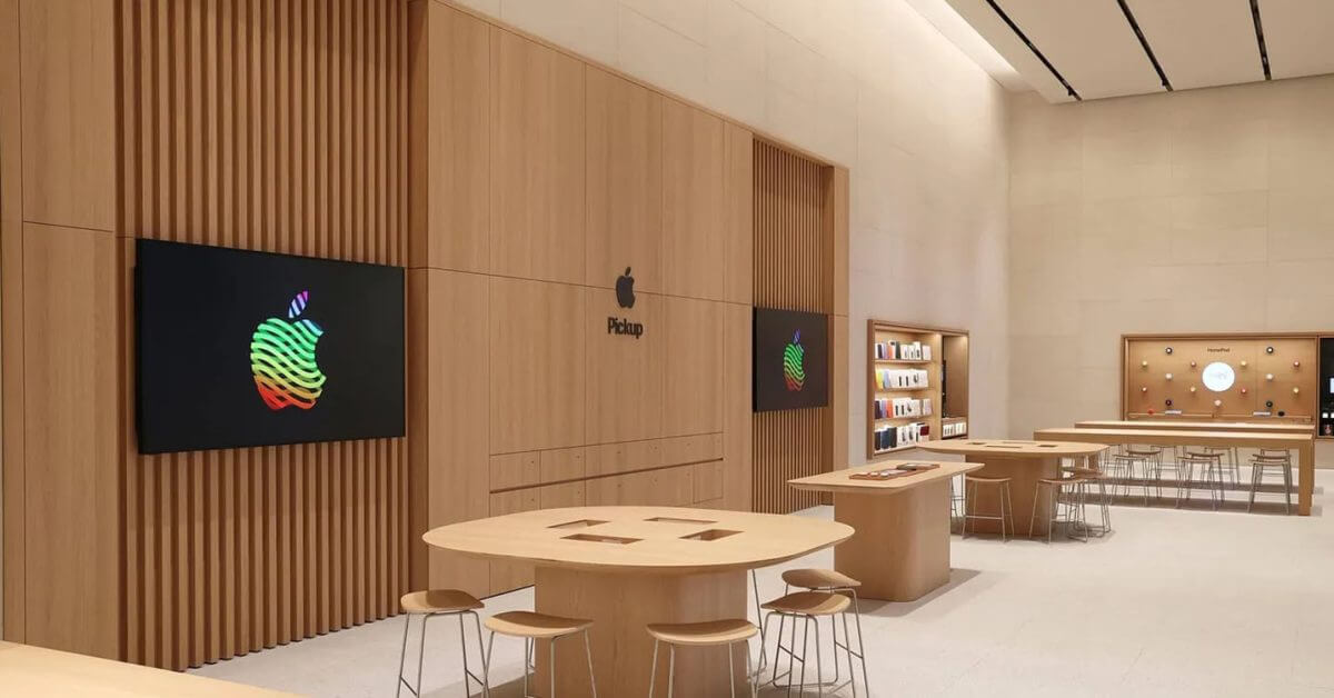 Сотрудники Apple Store объединились в лондонском магазине с «уникальным» редизайном