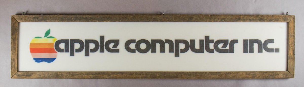 Оригинальный торговый знак Apple Computer
