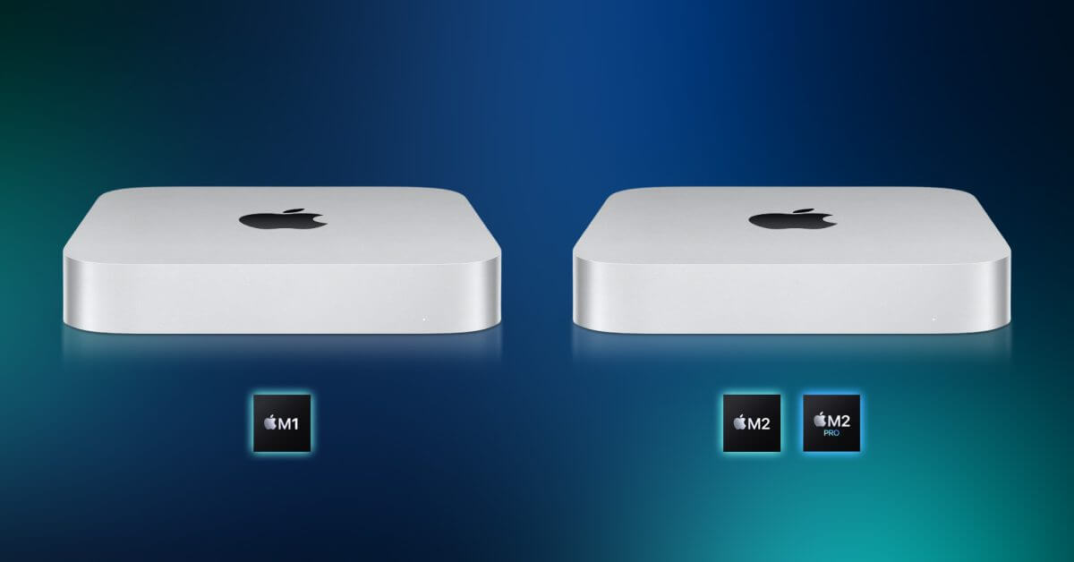 Сравнение Mac mini: M2 и M2 Pro против M1