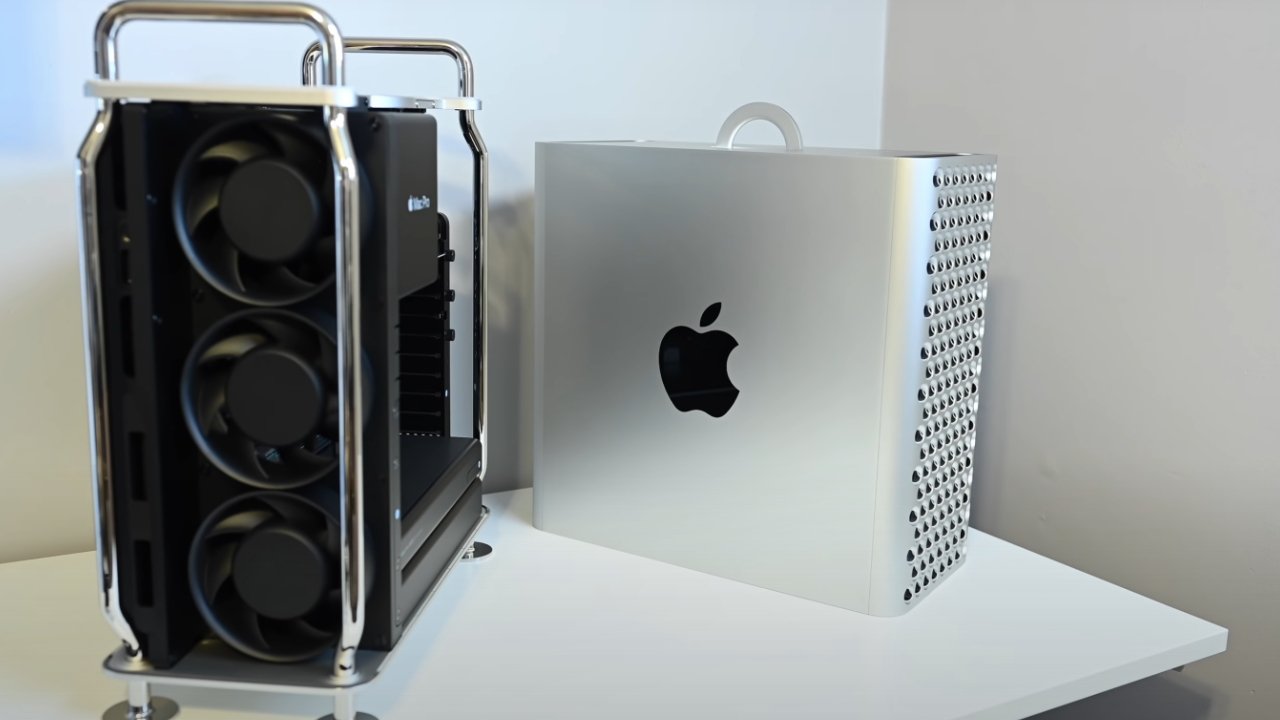 Mac Pro — большой и дорогой настольный компьютер.