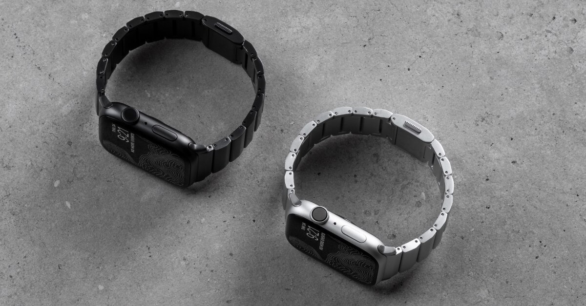 Алюминиевый ремешок Nomad для Apple Watch представлен в двух вариантах
