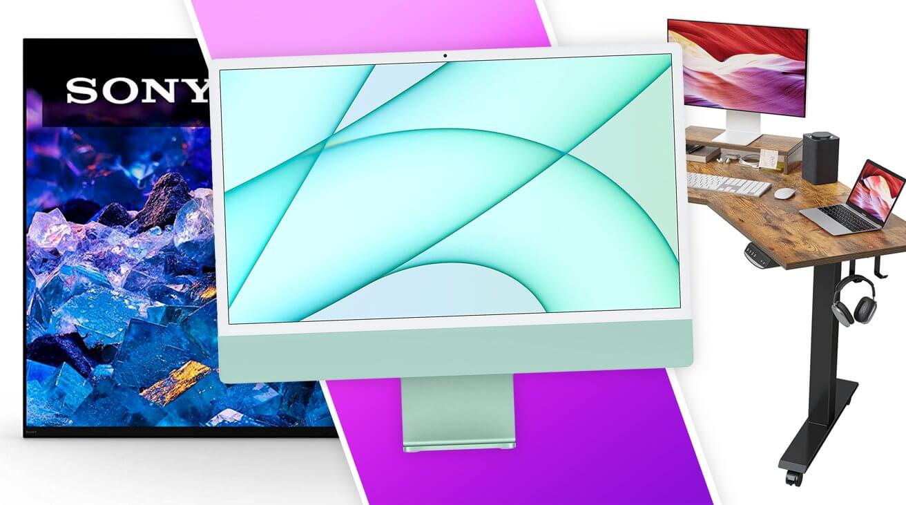 Ежедневные предложения 28 января: скидка 200 долларов на 24-дюймовый iMac, скидка 500 долларов на 55-дюймовый 4K OLED-телевизор Sony, скидка 39% на рабочий стол Fezibo и многое другое.