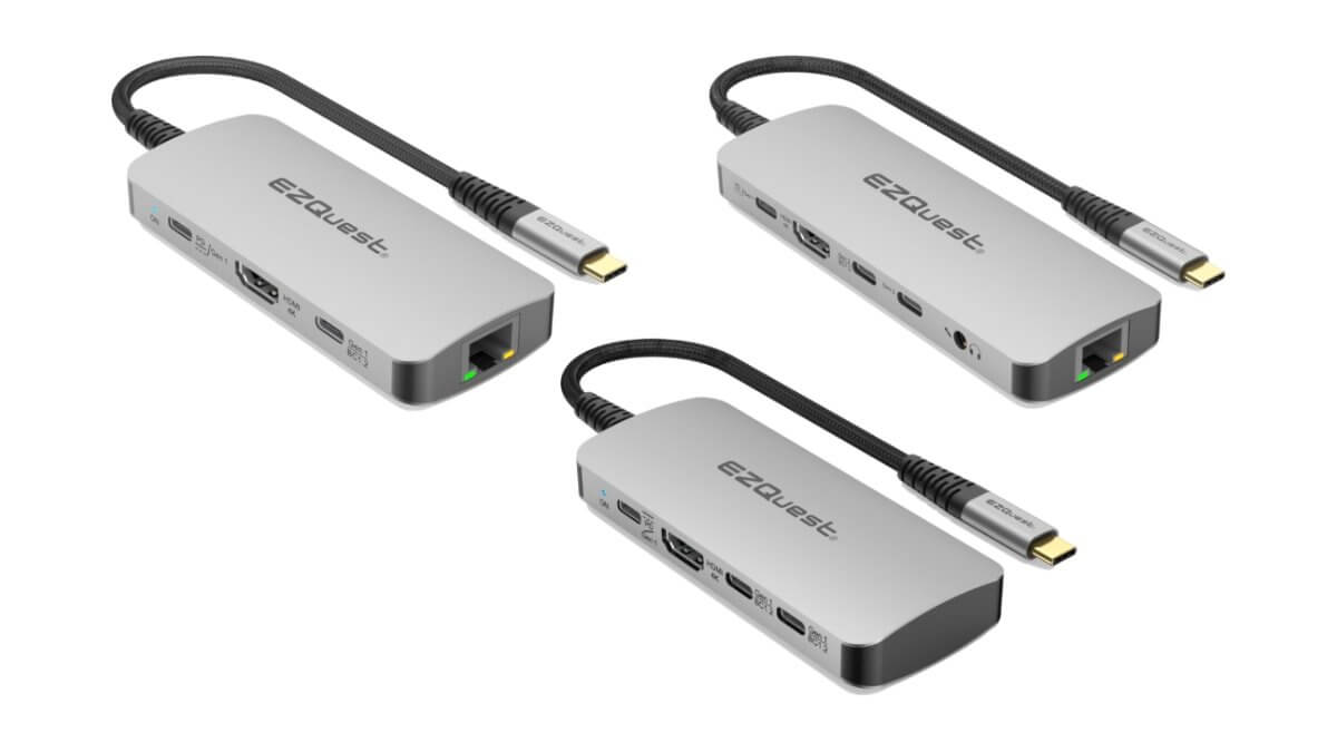 EZQuest расширяет линейку концентраторов USB-C тремя новыми устройствами