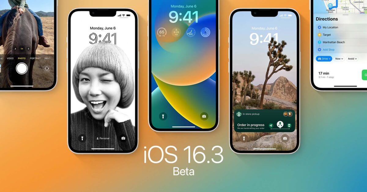 Выходит вторая бета-версия iOS 16.3, вот что нового на данный момент (U: общедоступная бета-версия)
