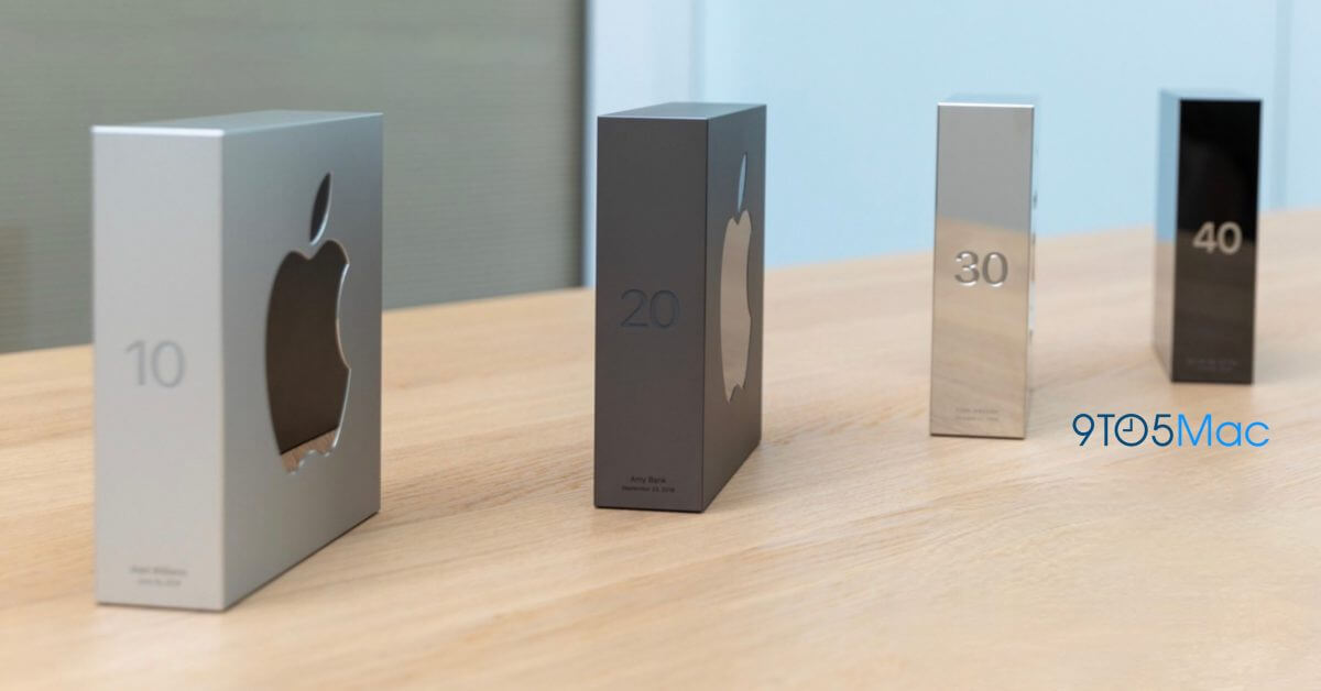 Закулисный взгляд на каждую награду Apple Anniversary и на то, как они создаются