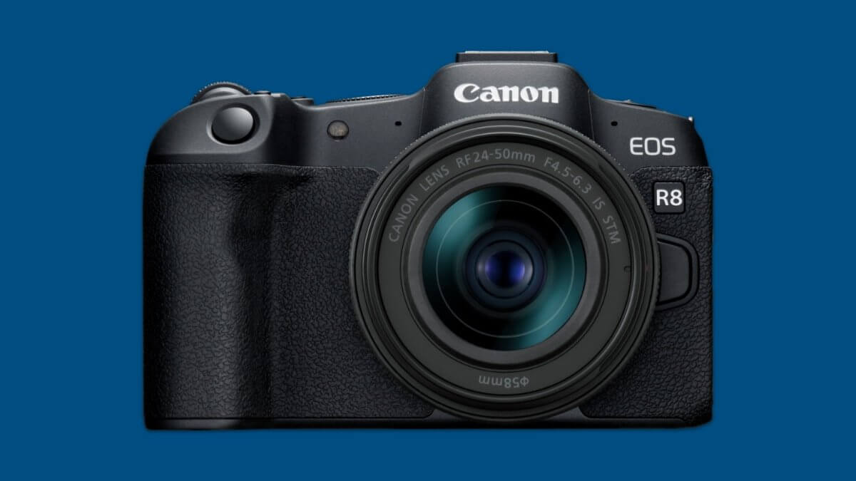 Новая Canon EOS R8 — полнокадровая беззеркальная камера с разрешением 24 МП.