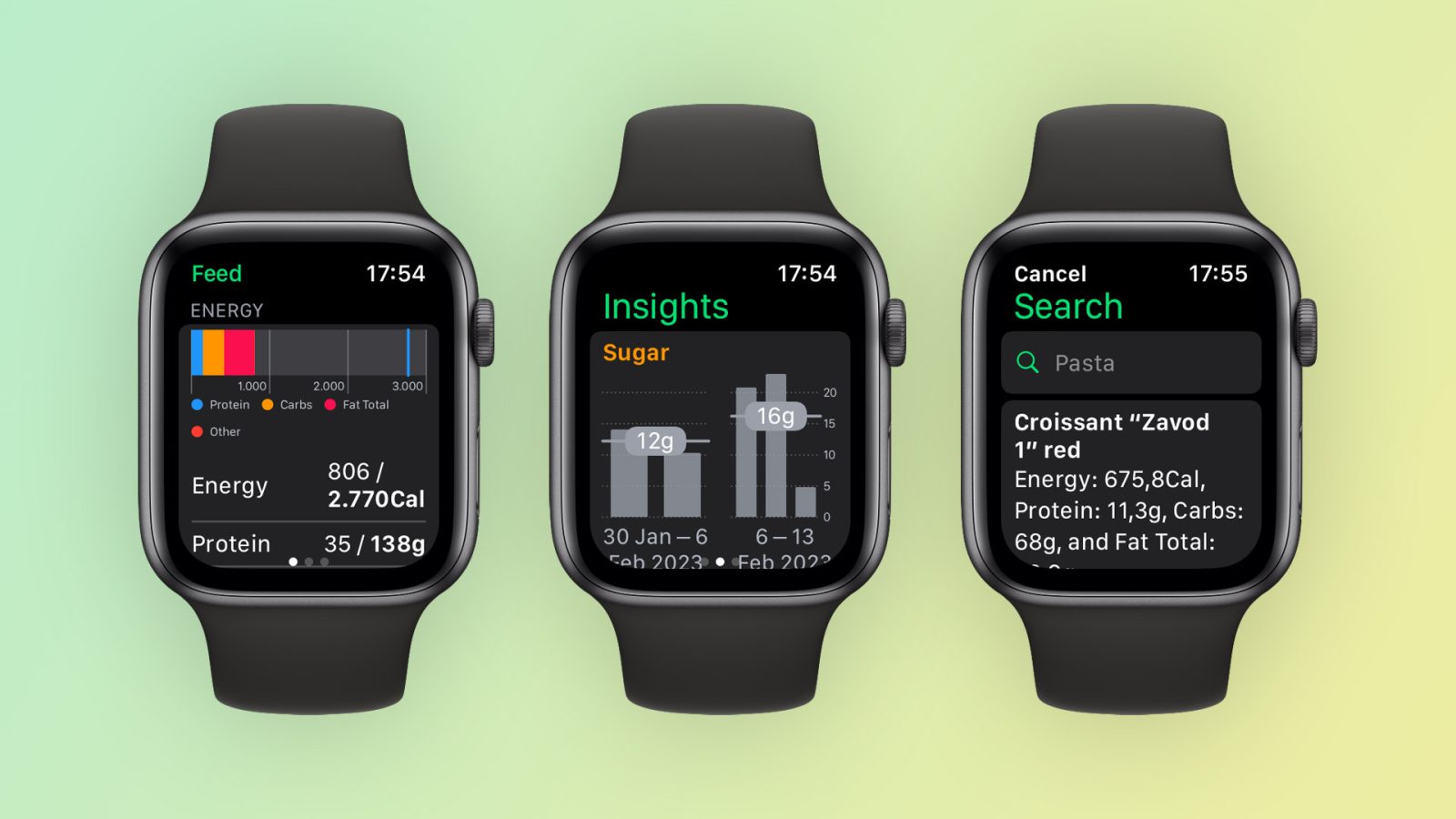 Приложение SugarBot для отслеживания калорий и сахара теперь имеет версию для Apple Watch