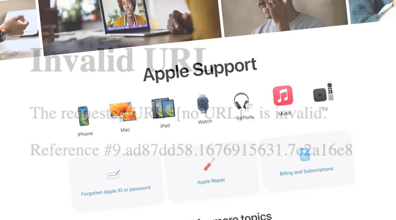 Пользователи службы поддержки Apple столкнулись с проблемой «Неверный URL-адрес» при обращении за помощью