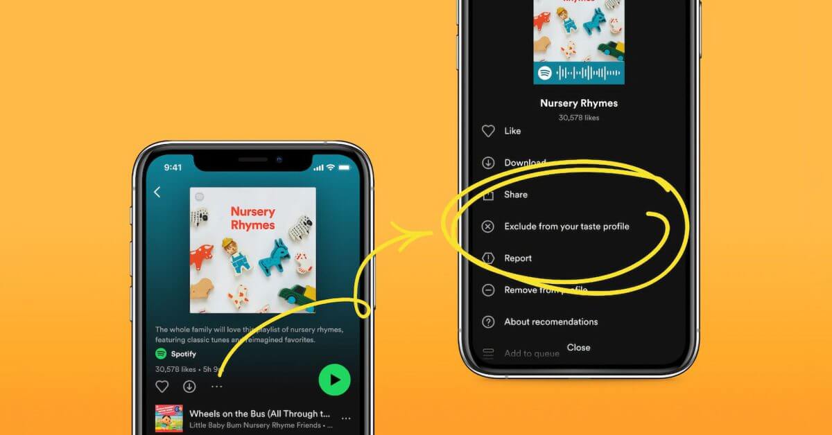 Spotify теперь позволяет пользователям исключать плейлисты из рекомендаций