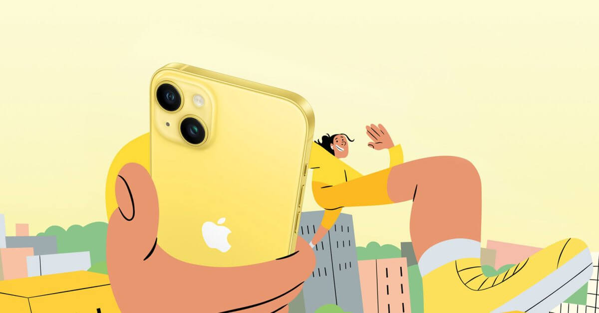 Вам нравится желтый цвет новых iPhone 14 и 14 Plus?