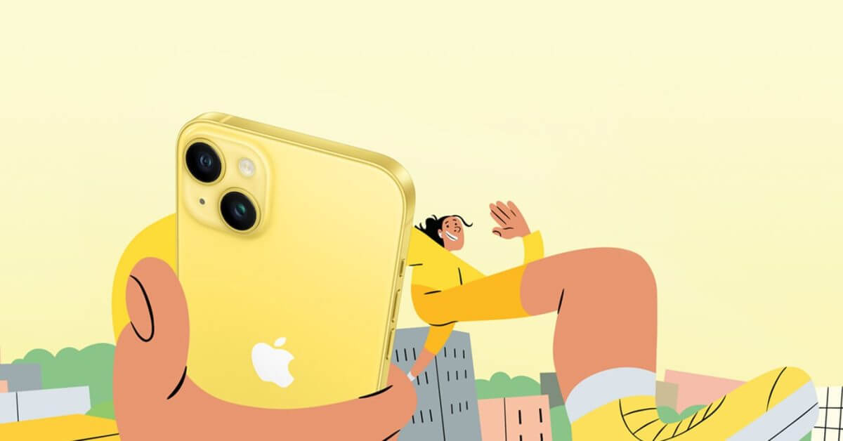 Желтый iPhone 14 и iPhone 14 Plus уже доступны для заказа