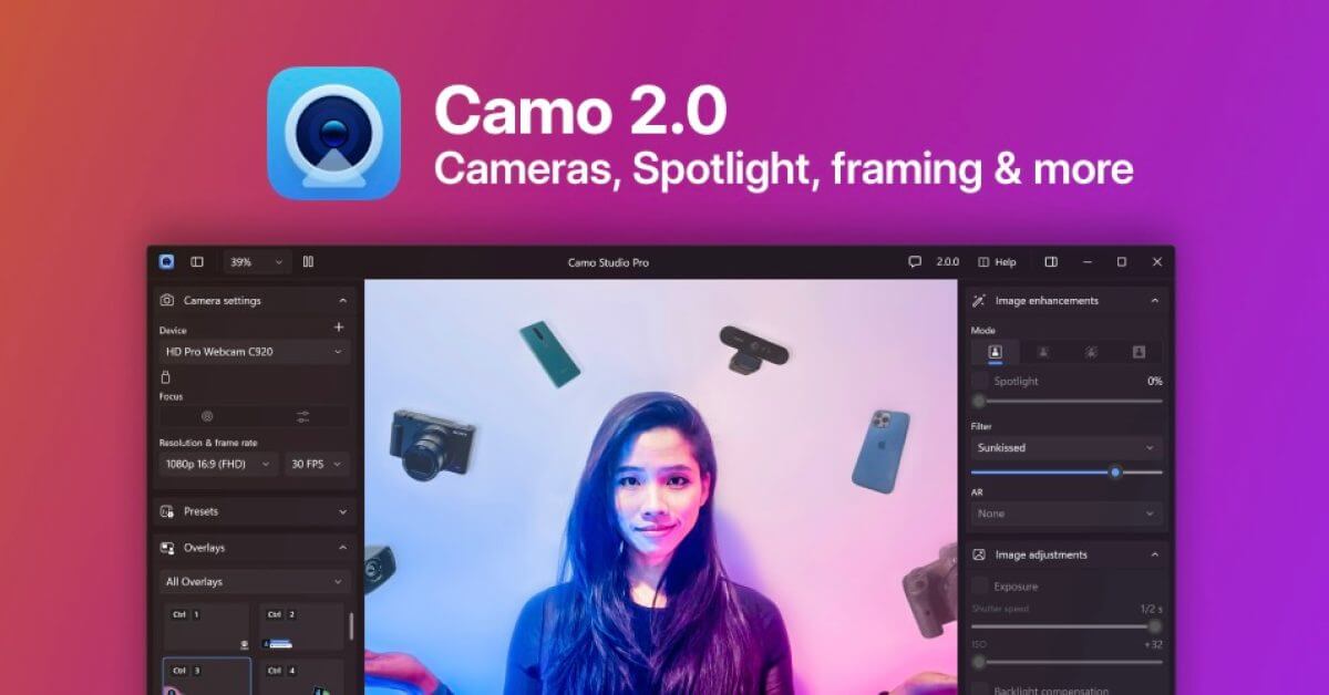 Camo 2 обновлен с поддержкой любой камеры, аппаратными улучшениями Apple Silicon и многим другим.