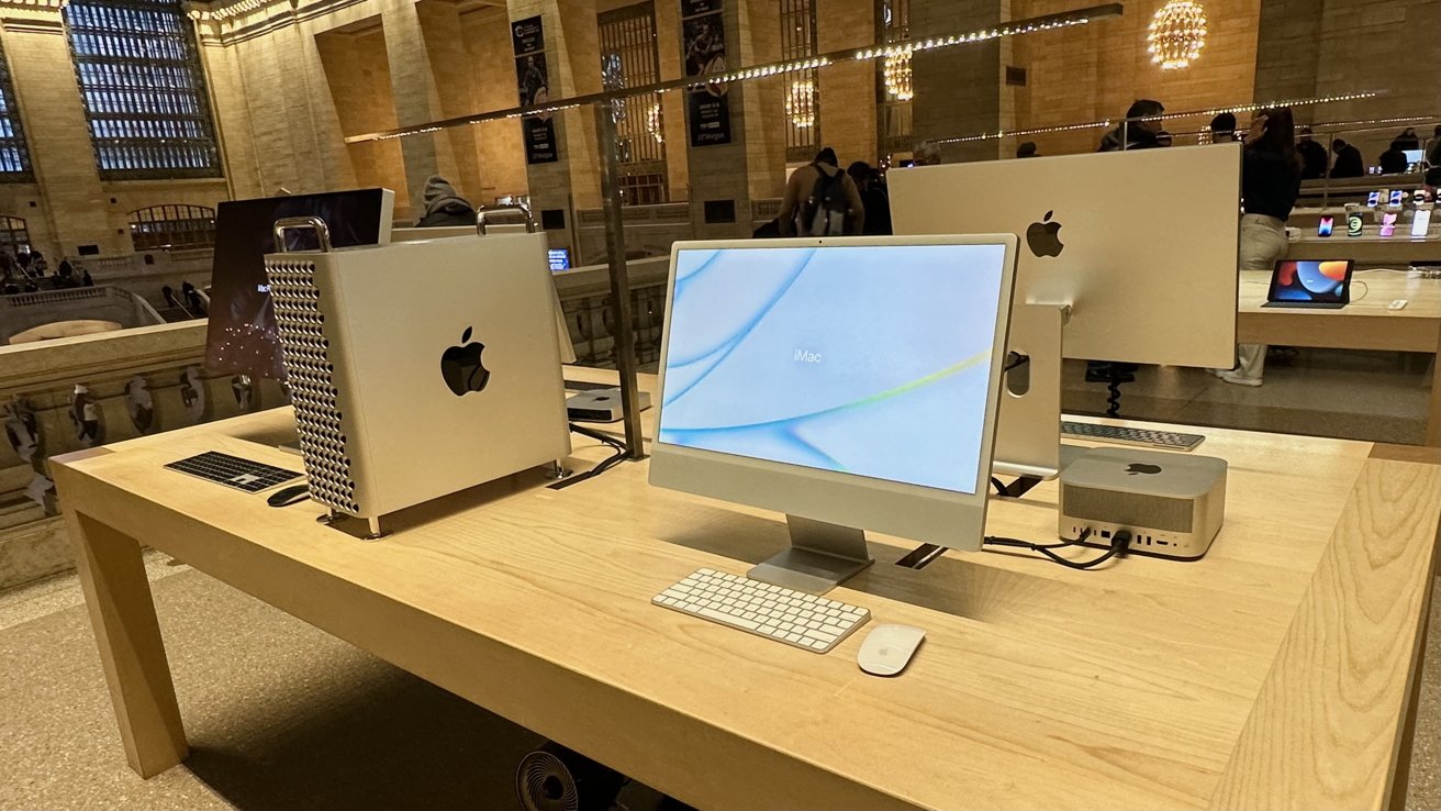 iMac, Mac Studio, дисплей Mac Studio и Mac Pro