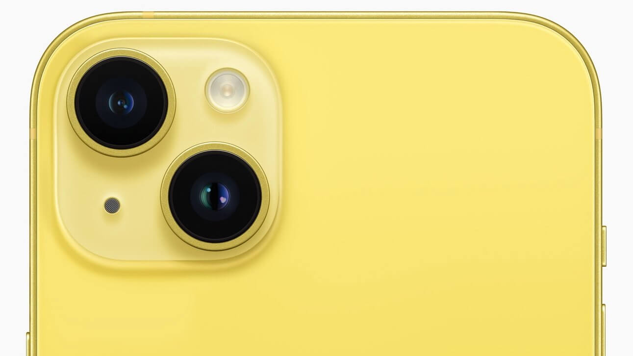 iPhone 14 и iPhone 14 Plus теперь доступны в желтом цвете