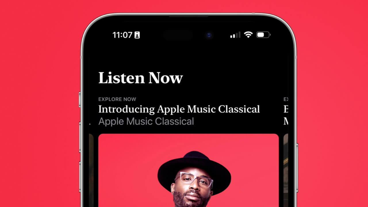 Перекрытие между Apple Music и классическим приложением неуклюже