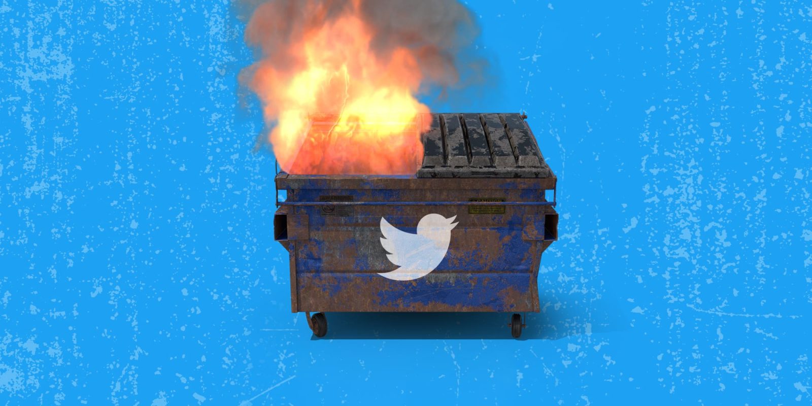 Пожар в мусорном баке Твиттера