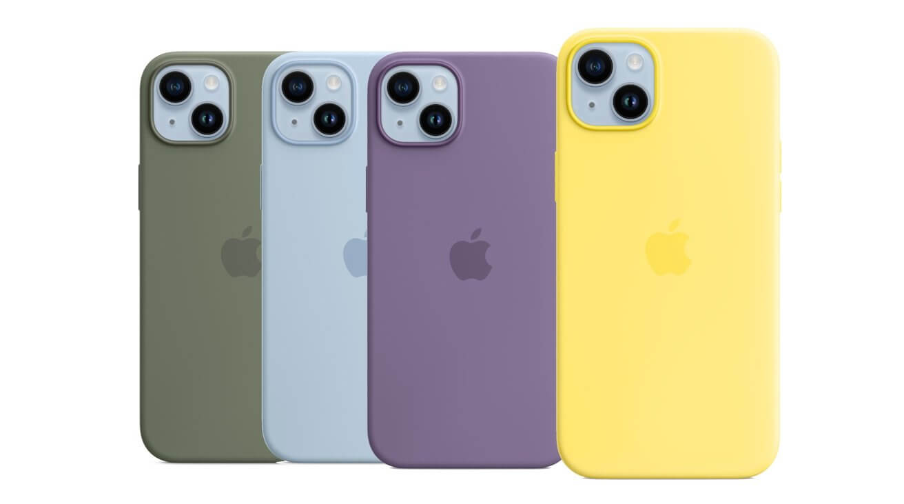 Силиконовые чехлы для iPhone 14 и ремешки для Apple Watch приобретают новые весенние цвета