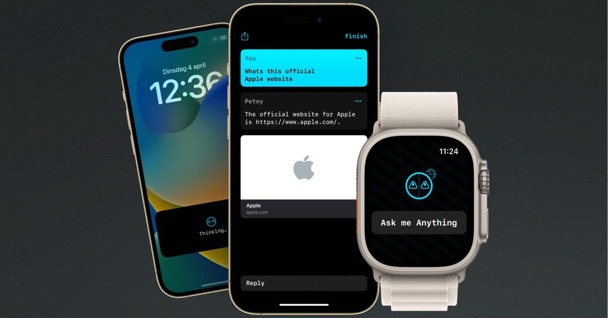 Petey для iPhone и Apple Watch обновлен: история ИИ и диалоги, потоковое вещание и многое другое