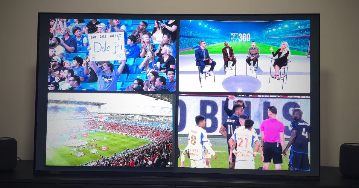 Практическое знакомство с новой функцией Multiview для спортивных трансляций Apple TV