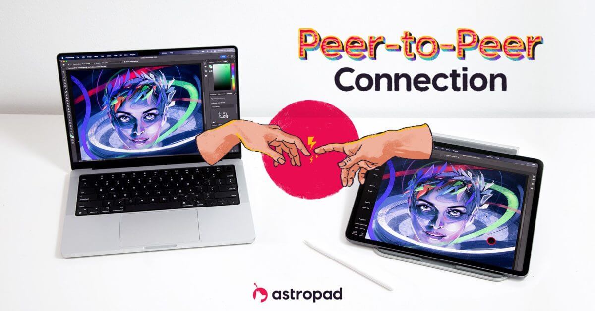 Astropad Studio получает наклон и азимут Apple Pencil Hover, а также одноранговую сеть