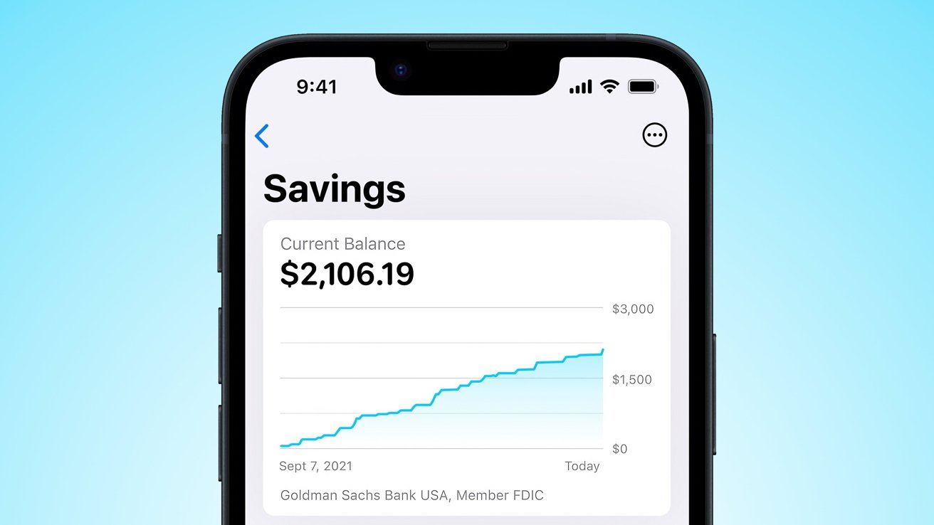 Вам понадобится iPhone или iPad для управления Apple Savings.