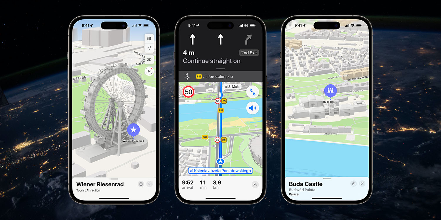 Новые возможности Apple Maps |  Скриншоты