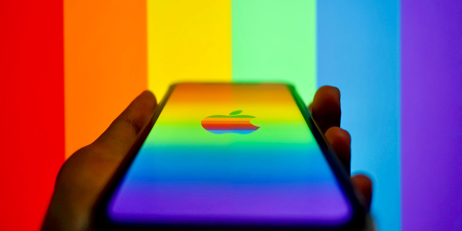 Отслеживание приложений Apple |  Изображение радуги яблока