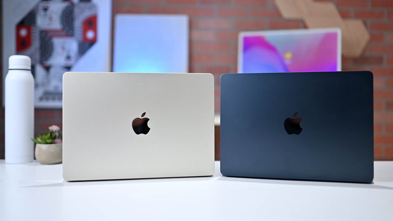 Модели M2 MacBook Air можно найти за долю от розничной цены |  MacBook Air в Midnight и Starlight рядом