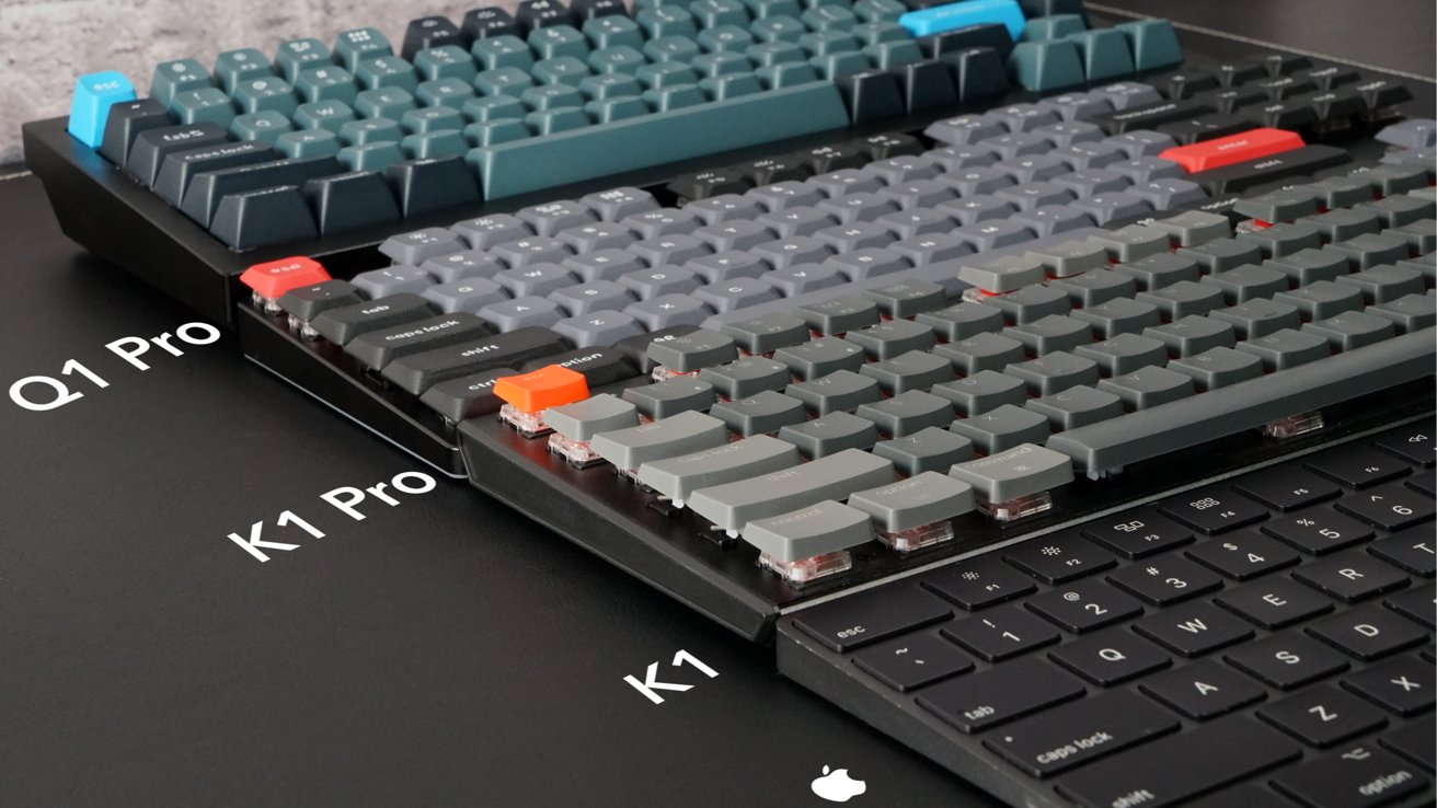 K1 Pro — это тонкая клавиатура с улучшенным дизайном по сравнению с K1 v4.