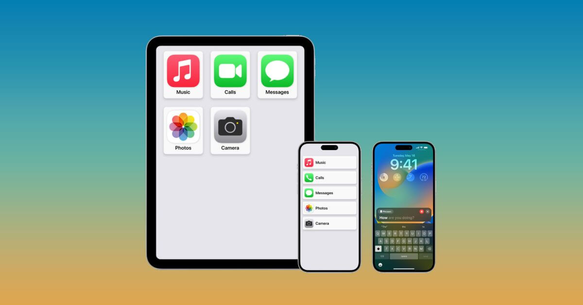 Apple анонсирует специальные возможности iOS 17: Assistive Access, Personal Voice и Live Speech и многое другое.