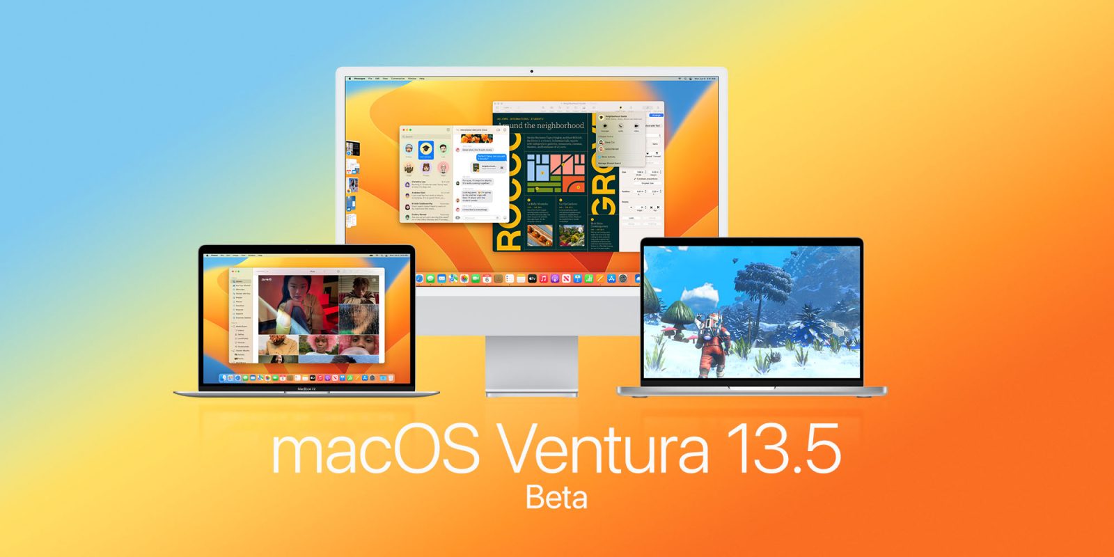 macOS Ventura 13.5 бета-версия