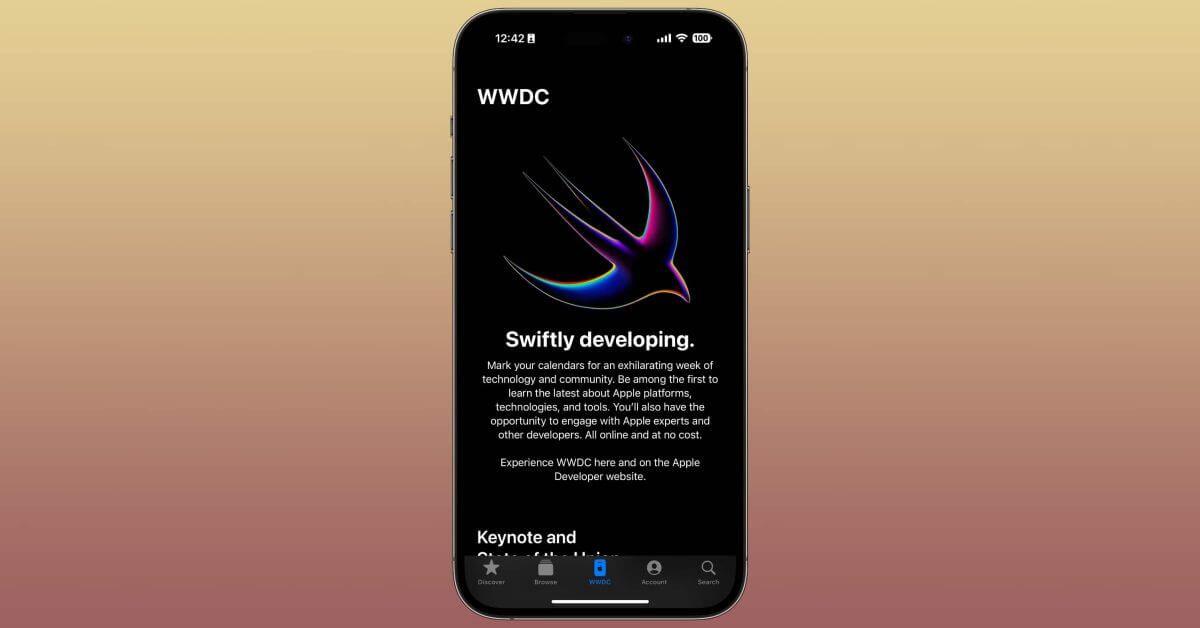 В приложении Apple Developer добавлена ​​поддержка WWDC для основных докладов, сеансовых видео и т. д.