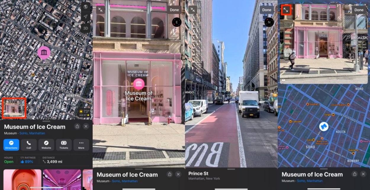 Look Around — это ответ Apple на Google Street View.