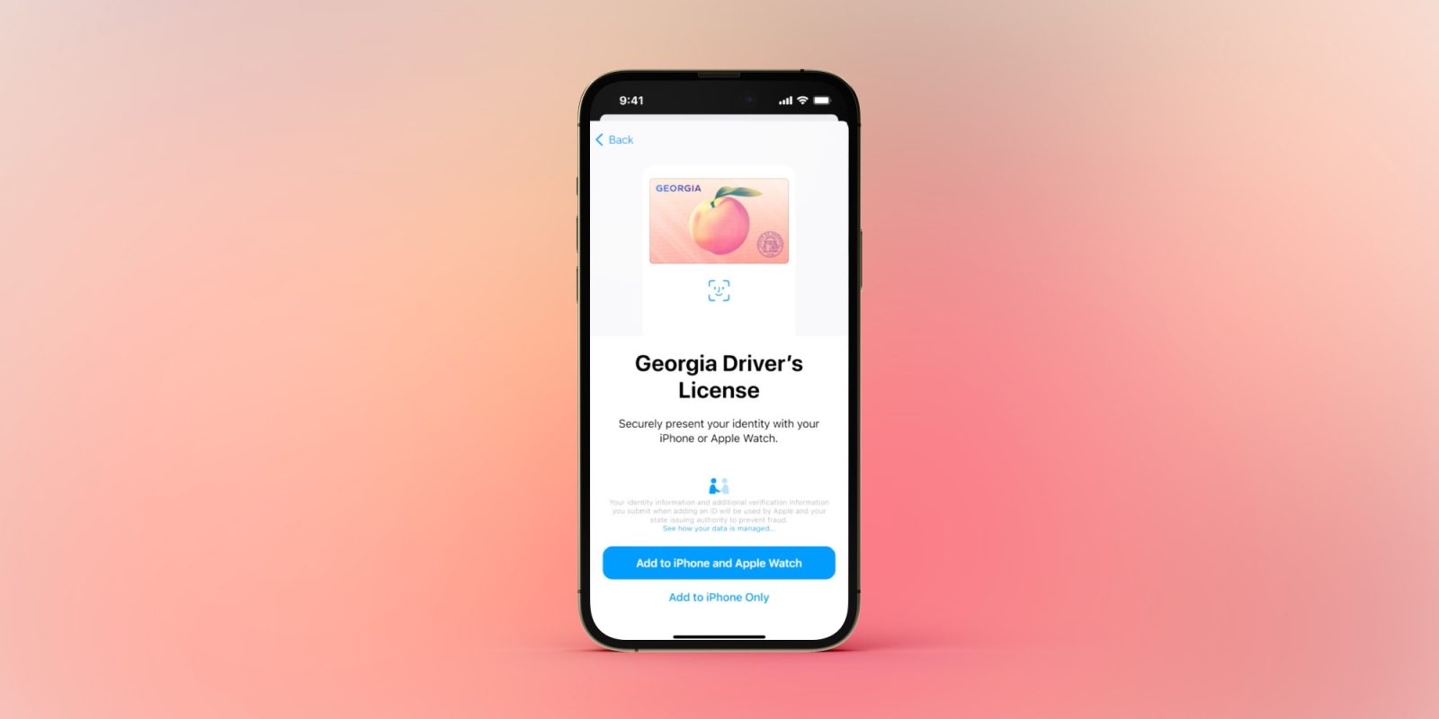 Грузия добавляет поддержку цифрового идентификатора iPhone