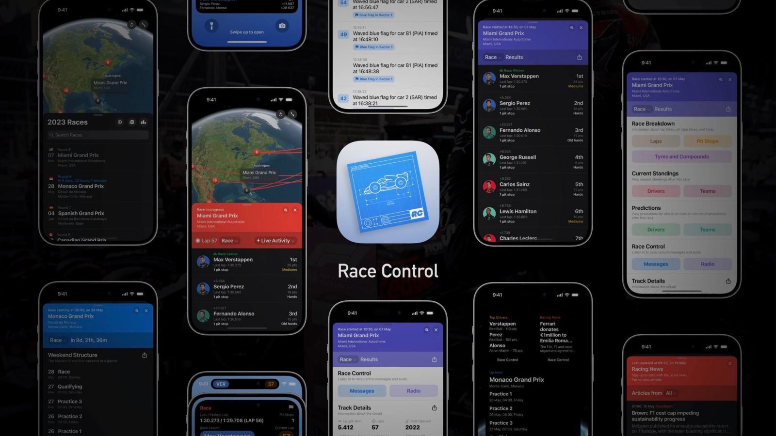 Управление гонкой для iOS