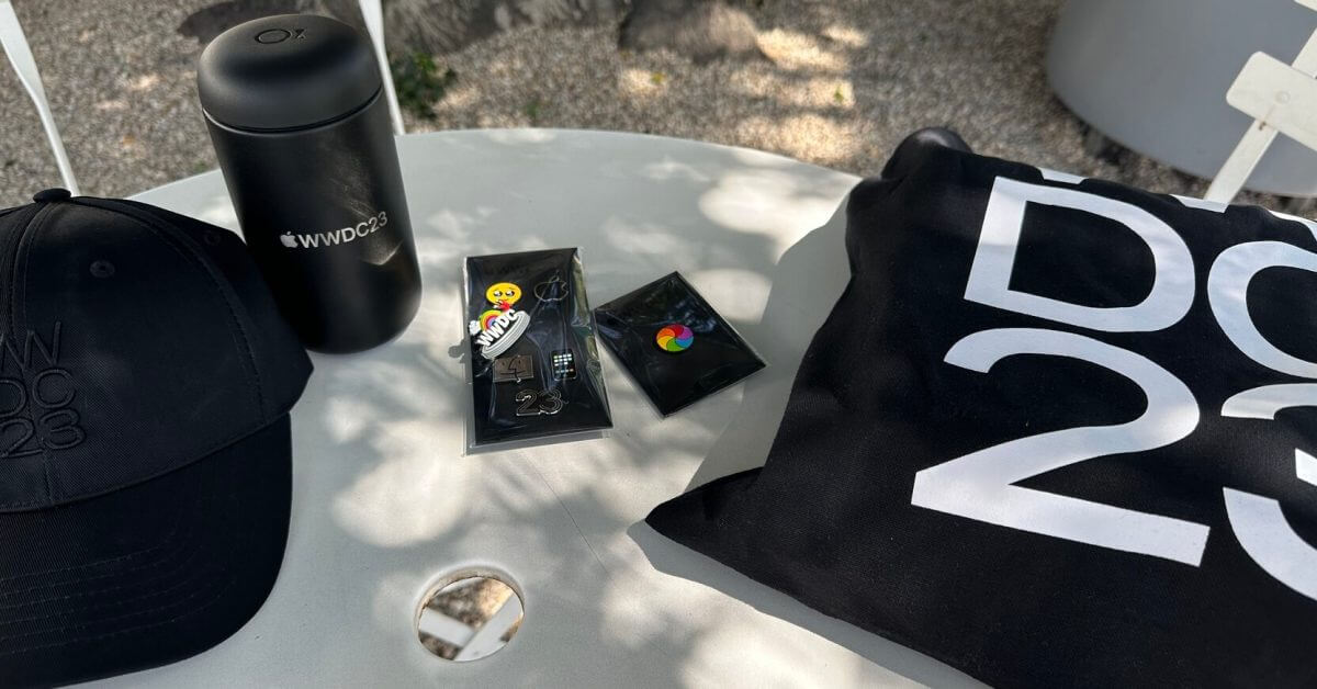 Apple дарит разработчикам WWDC23 лимитированные сумки, эмалевые булавки и многое другое