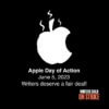 Протест WGA запланирован на Apple Park и другие розничные магазины Apple сегодня, поскольку забастовка писателей продолжается второй месяц