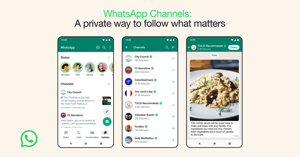 Каналы WhatsApp могут быть попыткой стать новым Twitter