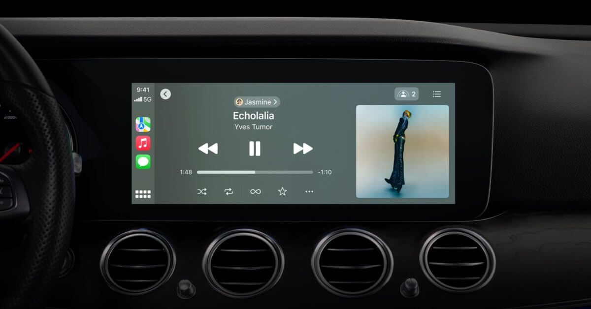 CarPlay в iOS 17: Apple Music SharePlay, обновления дизайна, новые обои