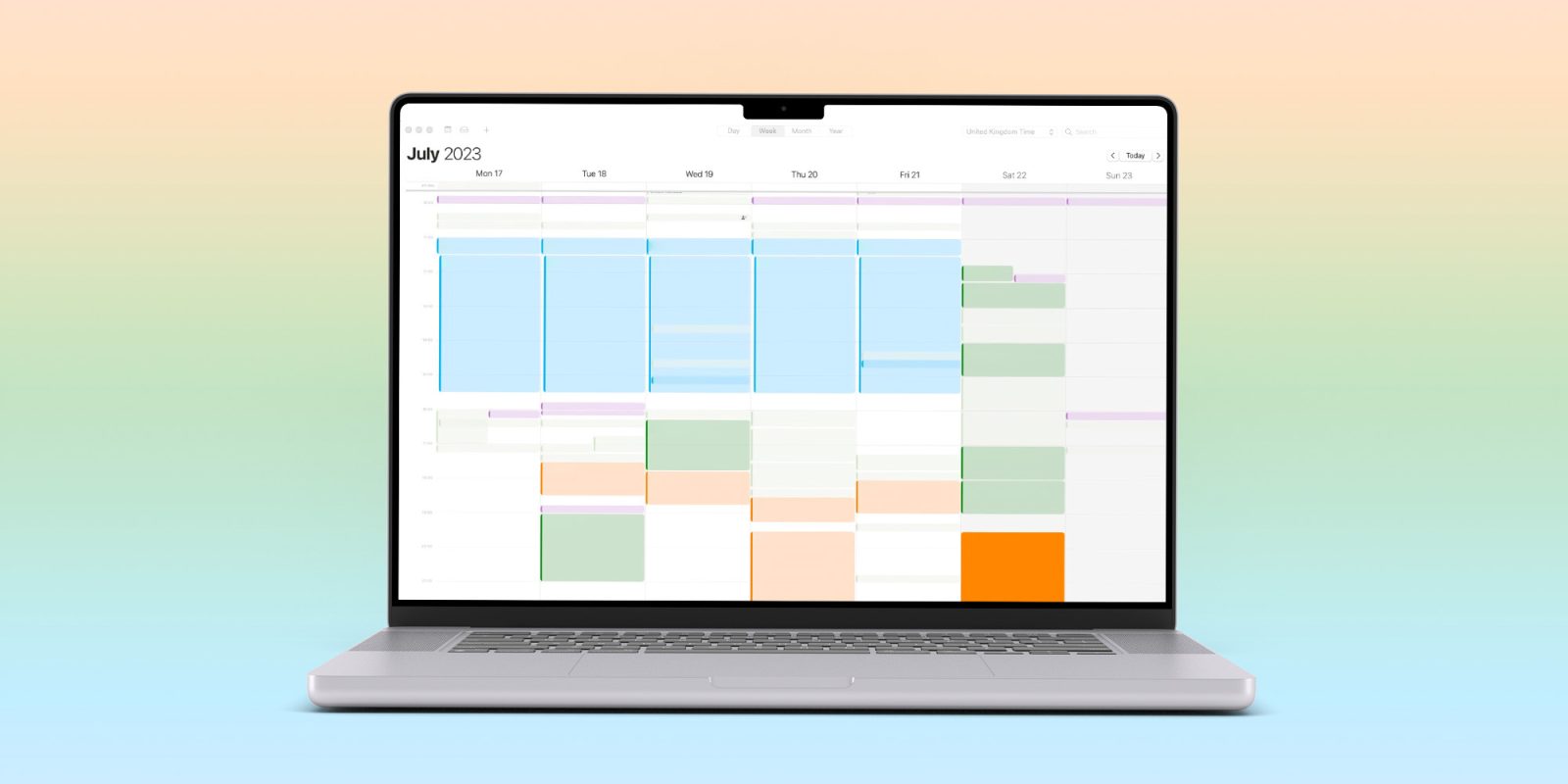 Трудовая жизнь все баланс |  Пиксельный скриншот календаря с цветовой кодировкой