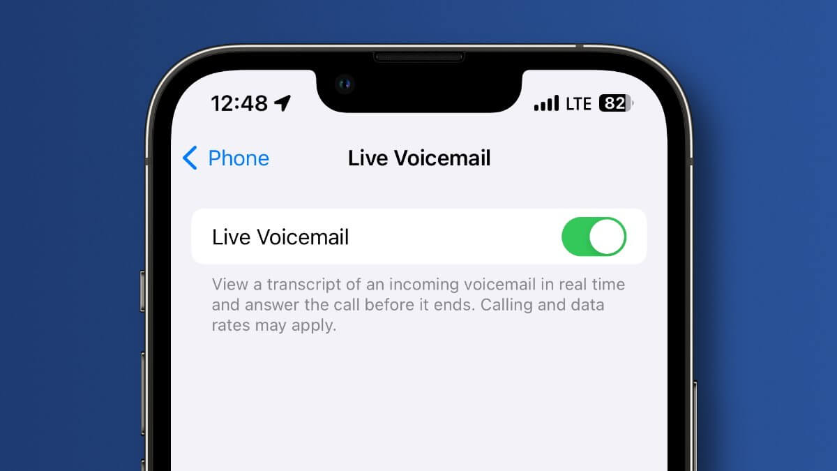 Как использовать живую голосовую почту в iOS 17