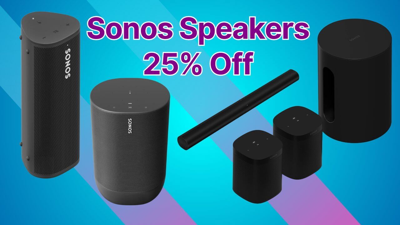 Распродажа колонок Sonos со скидкой 25% ко Дню отца