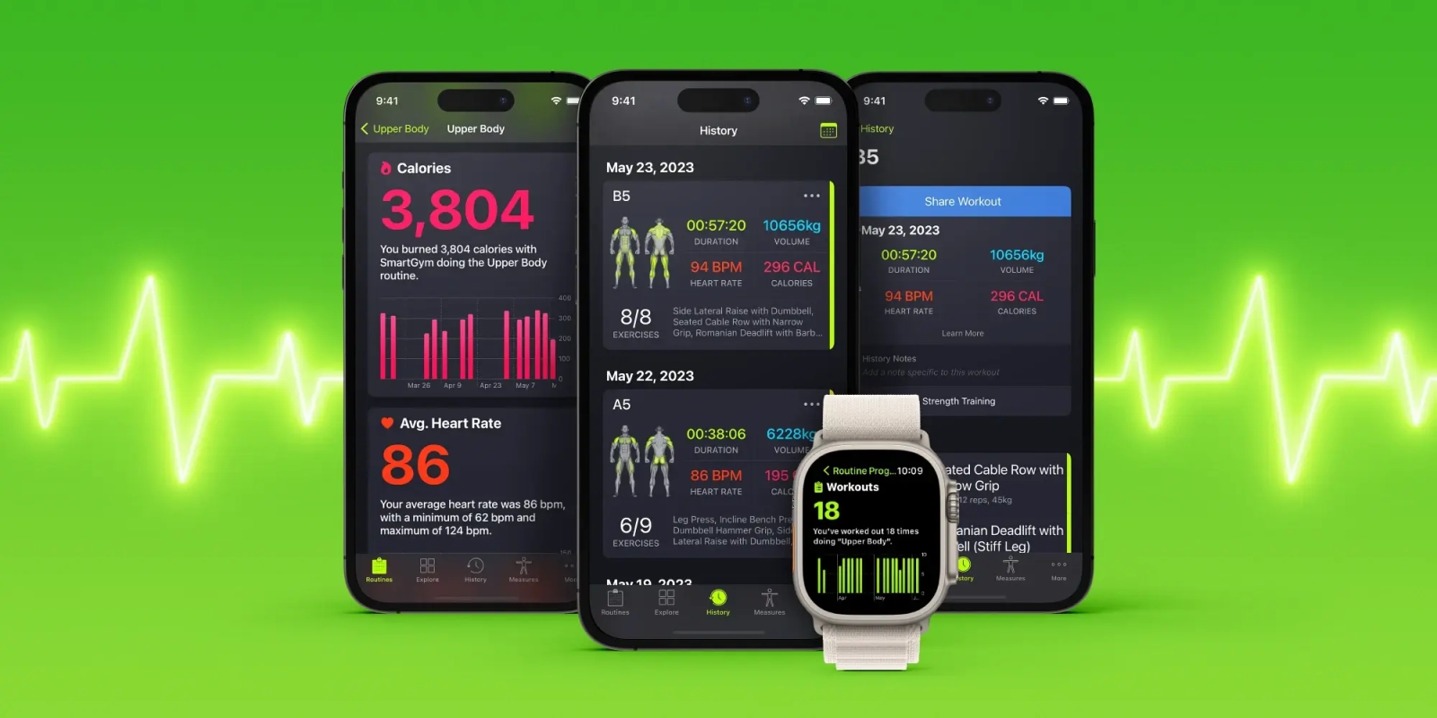 SmartGym для iOS и Apple Watch получает крупное обновление с 74 новыми  упражнениями, ежедневным прогрессом и многим другим.