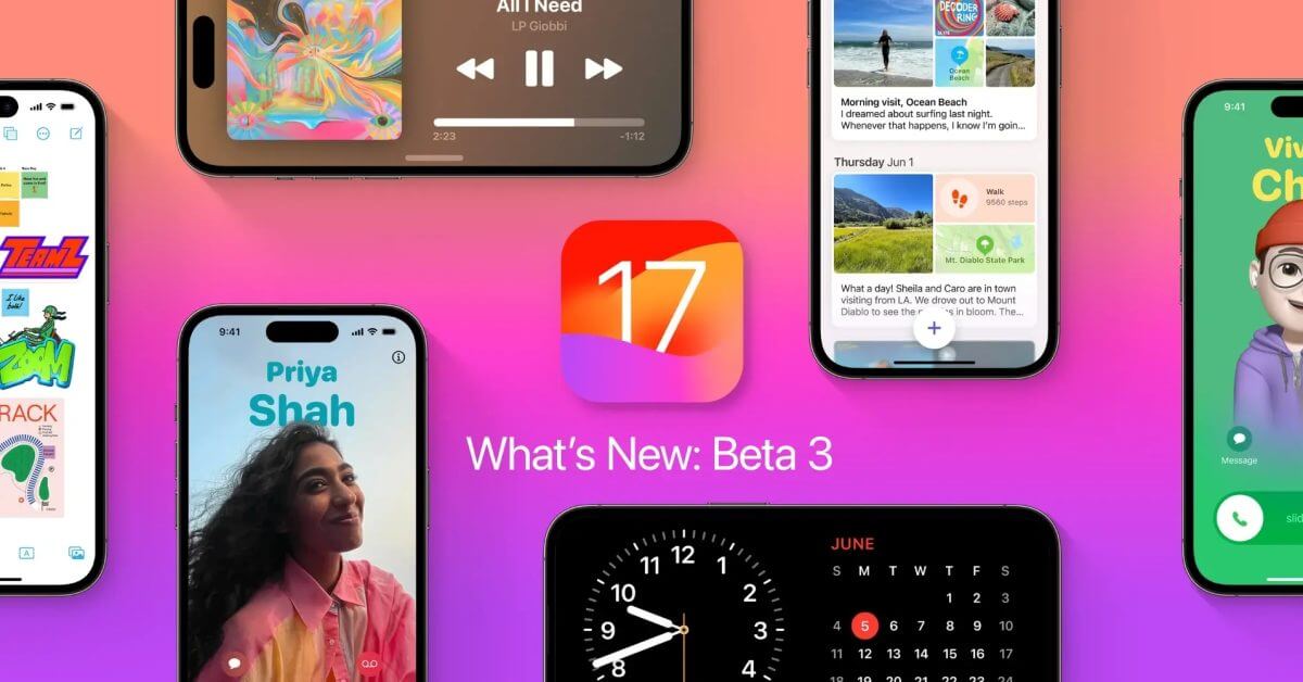 iOS 17 beta 3: вот что нового