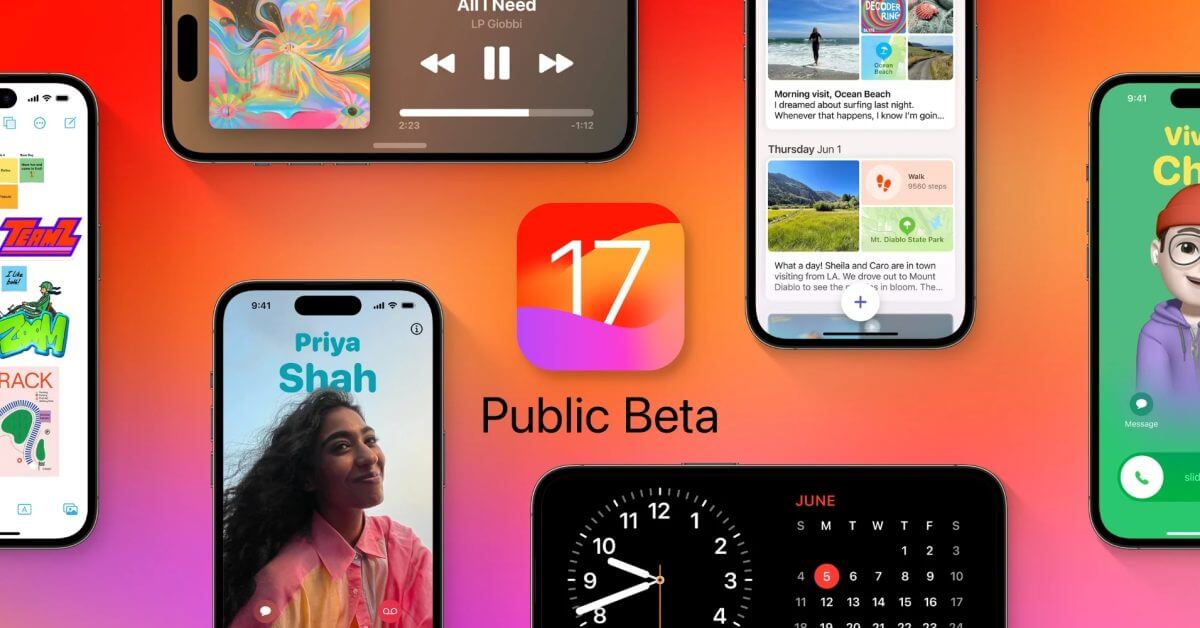 Apple выпускает публичную бета-версию 1 iOS 17 и iPadOS 17
