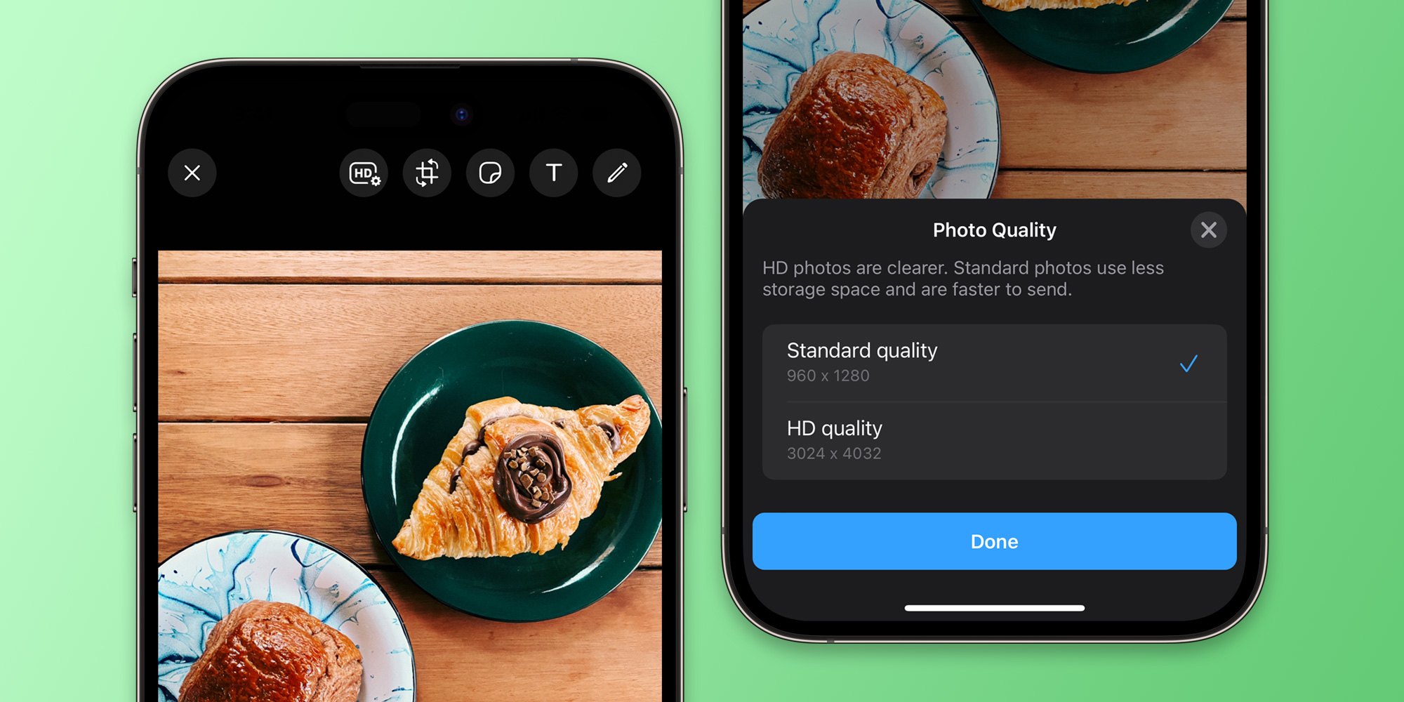 WhatsApp выпускает обновление с «HD-фотографиями» для iOS и Android