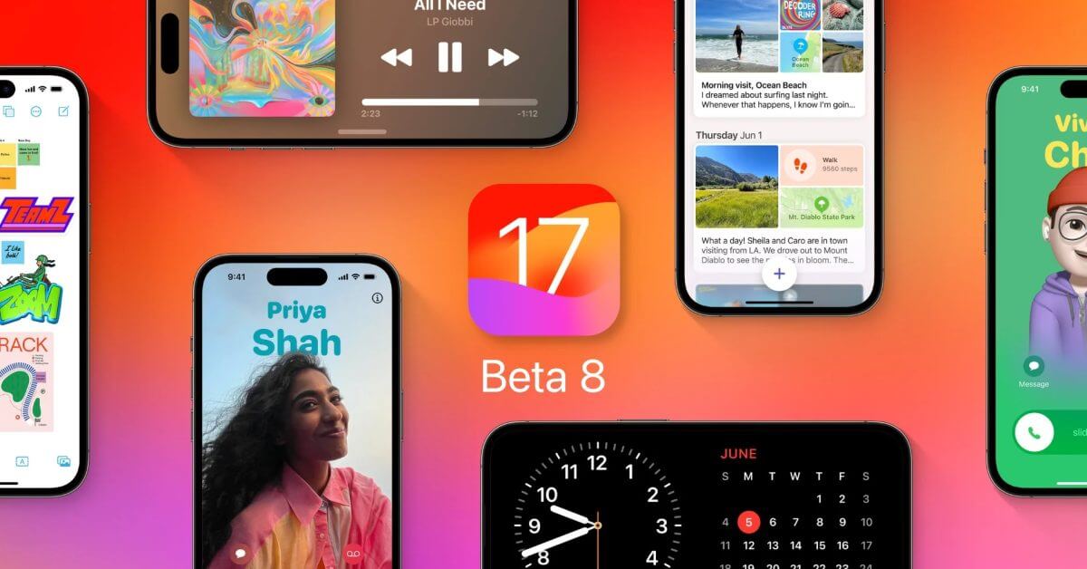 Apple выпускает восьмую бета-версию iOS 17